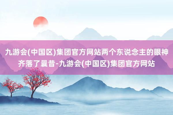 九游会(中国区)集团官方网站两个东说念主的眼神齐落了曩昔-九游会(中国区)集团官方网站